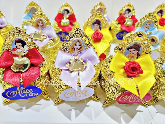 Porta Jóia Personalizado Princesas Lembrancinha Luxo
