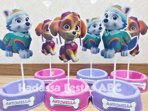 Centro de Mesa Patrulha Canina
