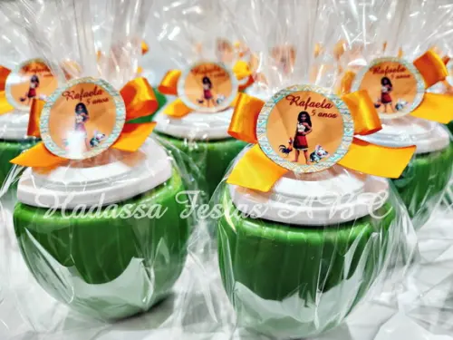 Copo Coco Personalizado Tema Moana