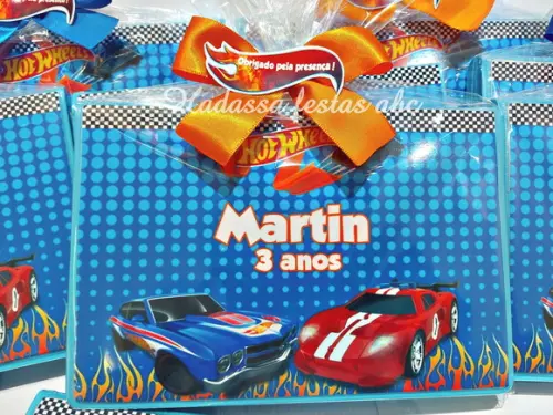Estojo Aquarela com Livrinho para Colorir Tema Hot Wheels