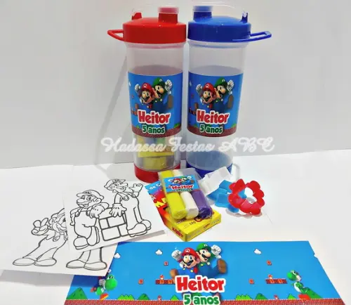 Garrafa Squeeze Personalizada com Kit para Colorir