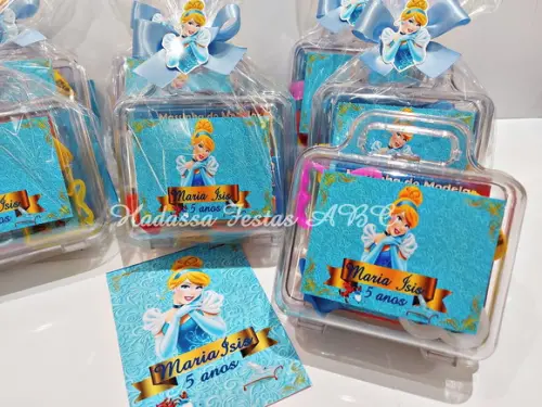 Kit Pintura com Bolinha de Sabão Cinderela