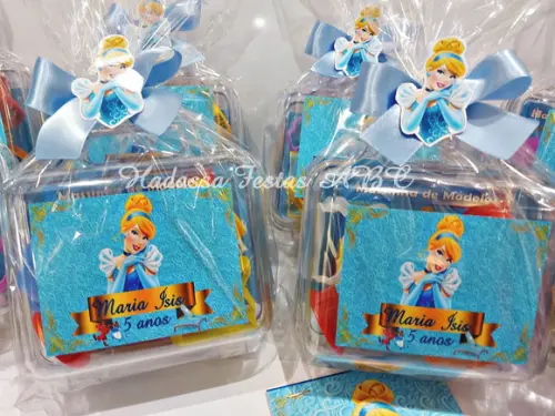 Kit Pintura com Bolinha de Sabão Cinderela