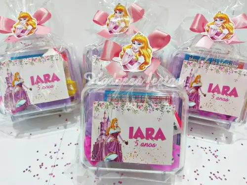 Kit Pintura com Bolinha de Sabão Princesa Aurora