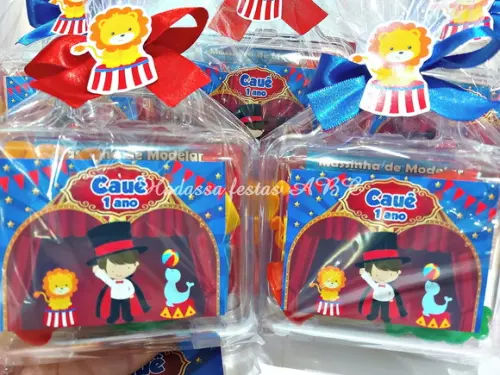 Kit Pintura com Bolinha de Sabão Tema Circo