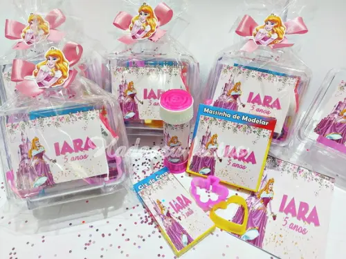 Kit Pintura com Bolinha de Sabão Princesa Aurora