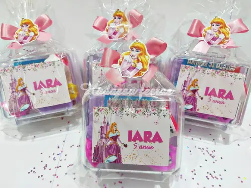 Kit Pintura com Bolinha de Sabão Princesa Aurora