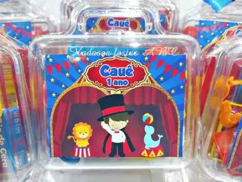 Kit Pintura com Bolinha de Sabão Tema Circo