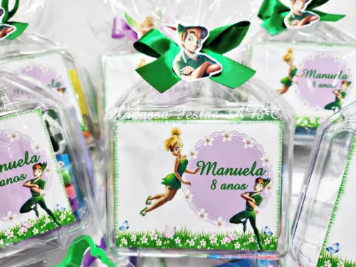 Kit Pintura Personalizado Tema Sininho e Peter Pan