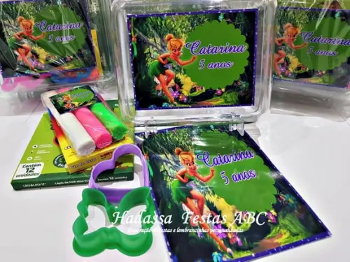 Kit Pintura Personalizado Tema Tinker Bell