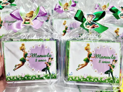 Kit Pintura Personalizado Tema Sininho e Peter Pan