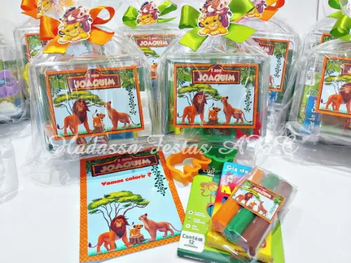 Kit Pintura Tema Rei Leão
