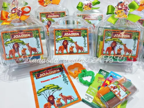 Kit Pintura Tema Rei Leão