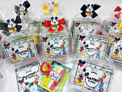 Maleta com Kit para Colorir e Brincar turma do Mickey