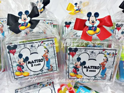 Maleta com Kit para Colorir e Brincar turma do Mickey