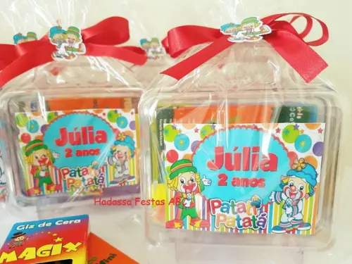 Maleta com Kit para Colorir Tema Patati Patatá