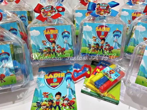 Maleta com Kit para Colorir Tema Patrulha Canina