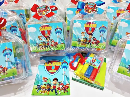 Maleta com Kit para Colorir Tema Patrulha Canina