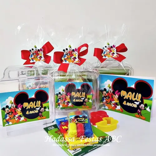 Maleta com Kit para Colorir Tema Turma do Mickey