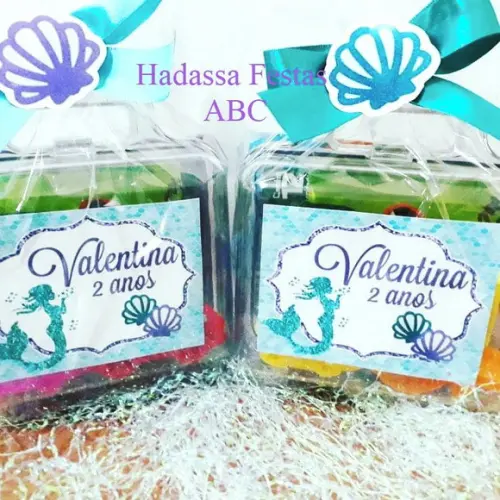 Maleta com Kit para Colorir Tema Sereia