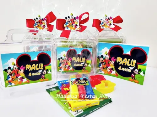 Maleta com Kit para Colorir Tema Turma do Mickey