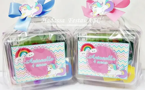 Maleta com Kit para Colorir Tema Unicórnio