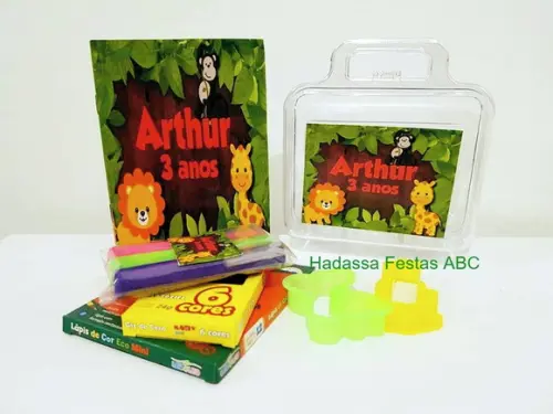 Maleta com Kit Pintura Safári