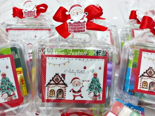 Maleta com Kit Pintura Tema Natal