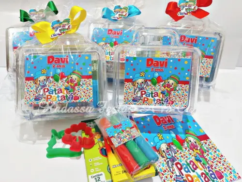 Maleta Personalizada com Kit para Colorir Patati Patatá