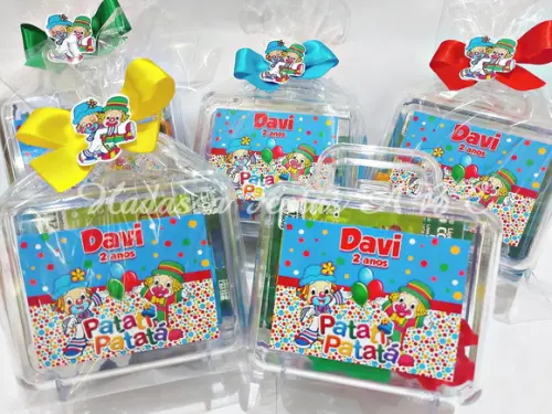Maleta Personalizada com Kit para Colorir Patati Patatá