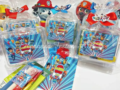 Maleta Personalizada com Kit para Colorir Patrulha Canina