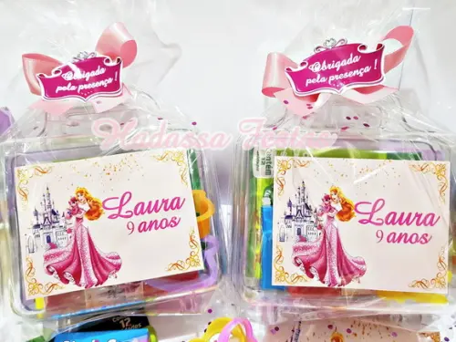 Maleta Personalizada com Kit para Colorir Princesa Aurora