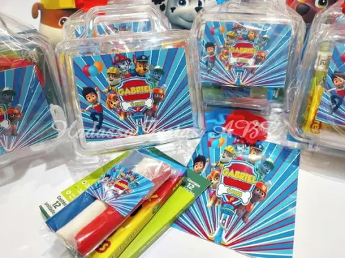 Maleta Personalizada com Kit para Colorir Patrulha Canina