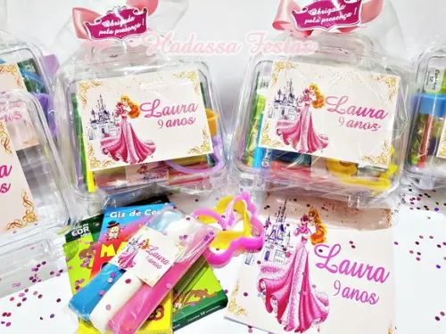 Maleta Personalizada com Kit para Colorir Princesa Aurora