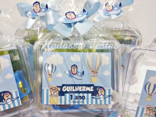 Maleta Personalizada com Kit Pintura Urso Aviador