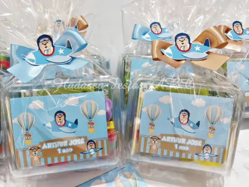 Maleta Personalizada com Kit Pintura Urso Baloeiro