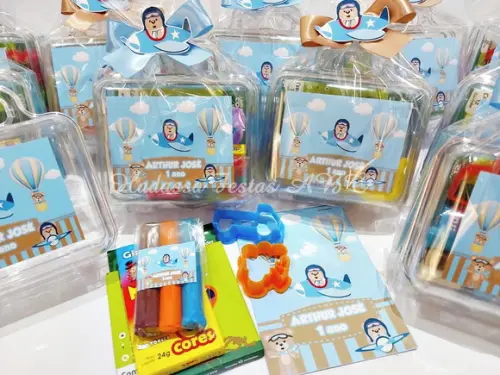 Maleta Personalizada com Kit Pintura Urso Baloeiro