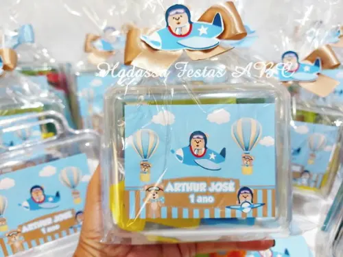 Maleta Personalizada com Kit Pintura Urso Baloeiro