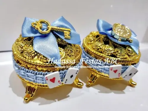 Mini Porta Joia Alice no Pais das Maravilhas