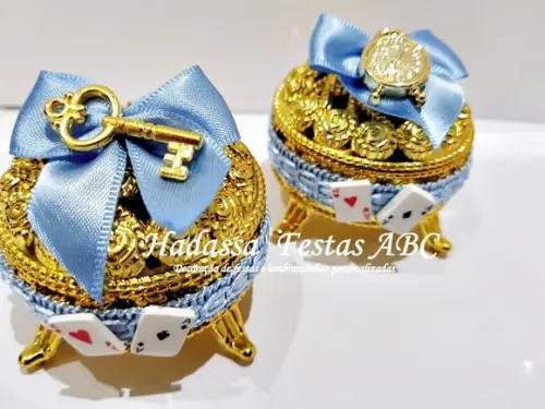 Mini Porta Joia Alice no Pais das Maravilhas