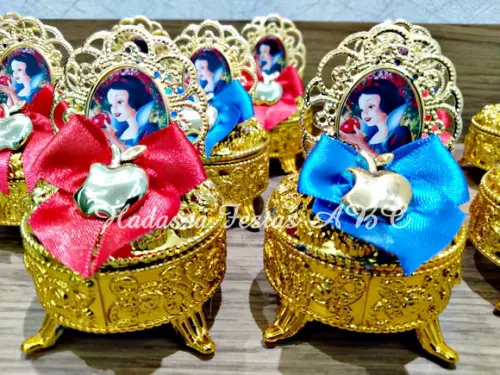 Porta Joia Luxo Branca de Neve