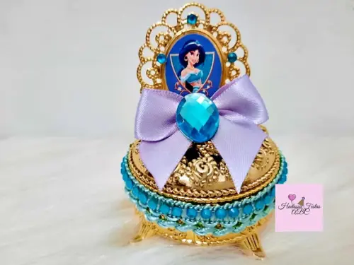 Porta Joia Luxo Princesa Jasmine
