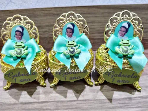 Porta Joia Personalizado Princesa e o Sapo