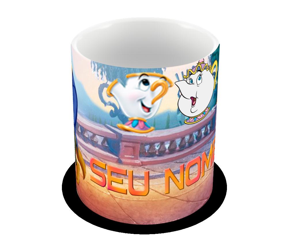Caneca Polímero A bela e a Fera Personalizada