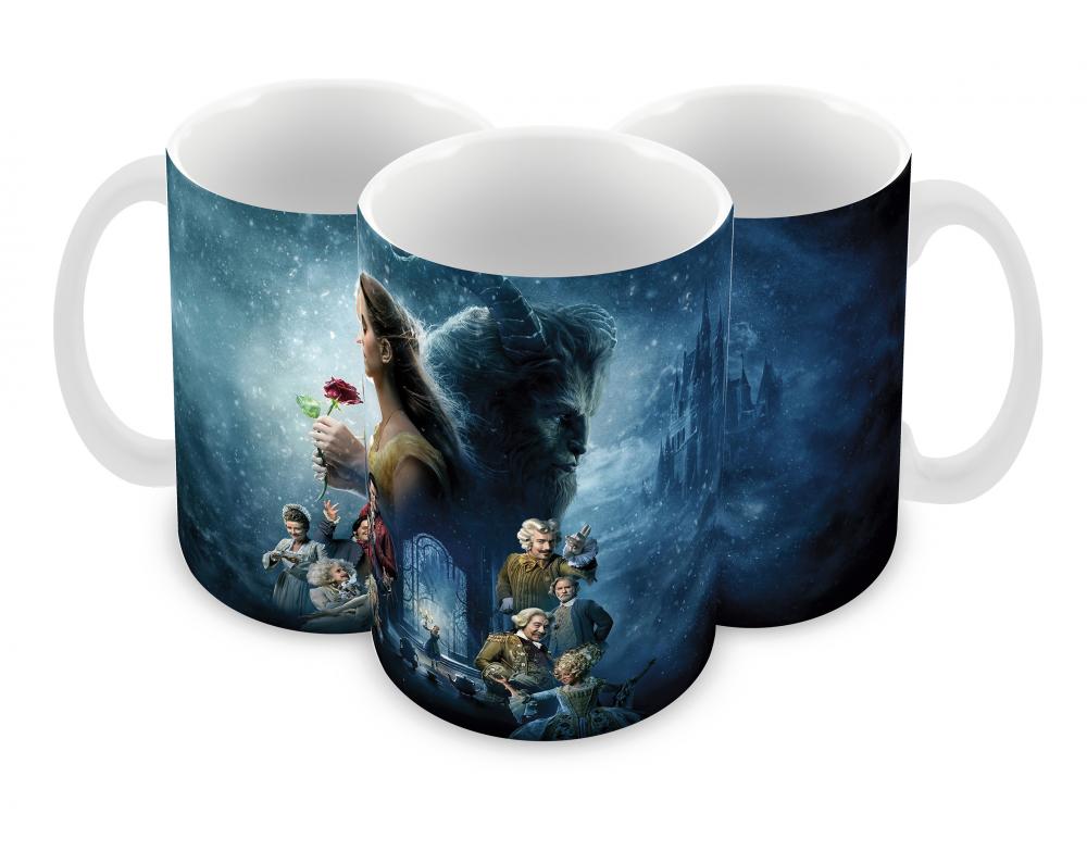 Caneca Polímero A bela e a Fera Personalizada