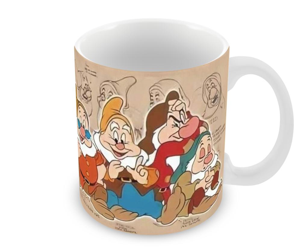 Caneca Polímero 7 anões Personalizada