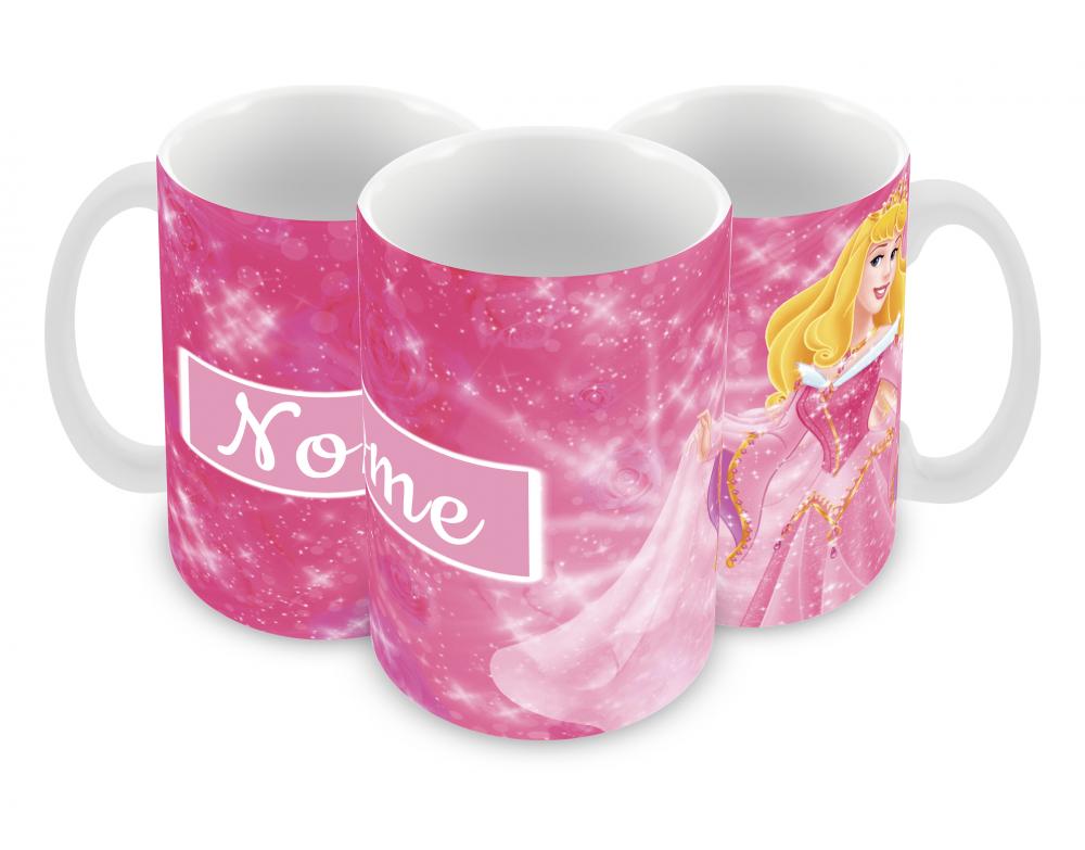 Caneca Polímero A bela Adormecida Personalizada