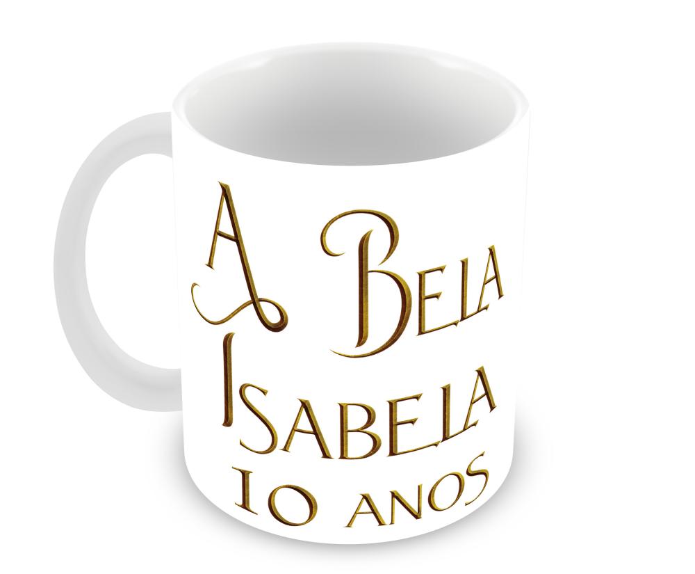 Caneca Polímero A bela e a Fera Personalizada