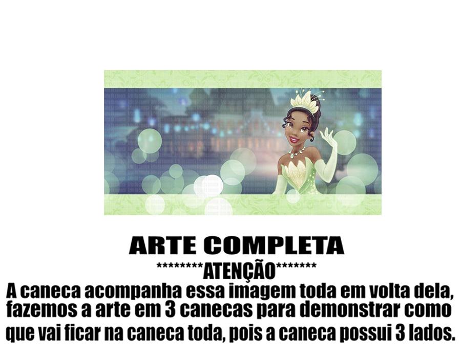 Caneca Polímero A Princesa e o Sapo Personalizada