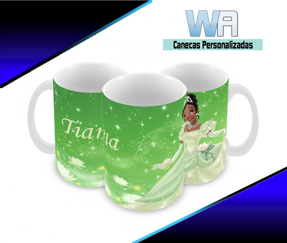 Caneca Polímero A Princesa e o Sapo Personalizada